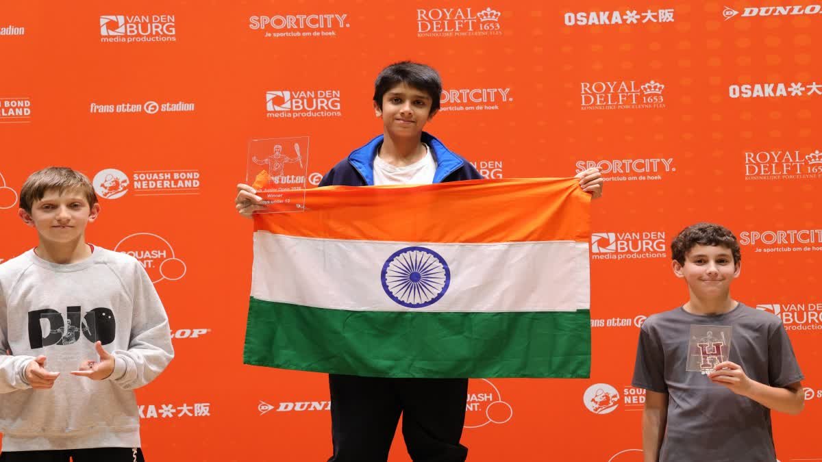 India’s Amarya Bajaj Wins Dutch Junior Open U-13 Squash Title, Continues Remarkable Rise on International Stage