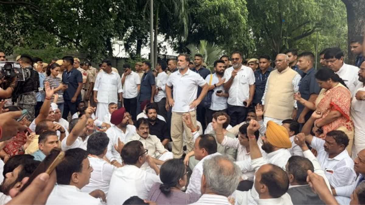 Rahul Gandhi, Priyanka Gandhi and Congress Leaders Released After Protest Outside Prime Minister’s Residence Over Student Issue