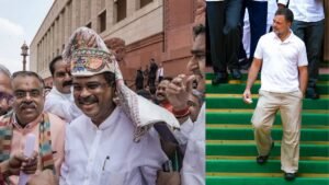Rahul Gandhi Slams BJP Over Dharmendra Pradhan’s Exit, Calls It a ‘Celebration of Ruining Millions of Students’ Futures’
