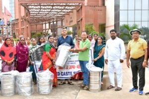 ICAR Distributes 100 Storage Bins to Farmers in Beltukari to Reduce Post-Harvest Losses